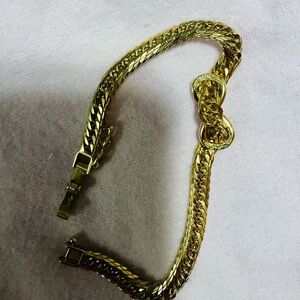 Bracelet Japan K18 Gold with Infinity charm with diamonds